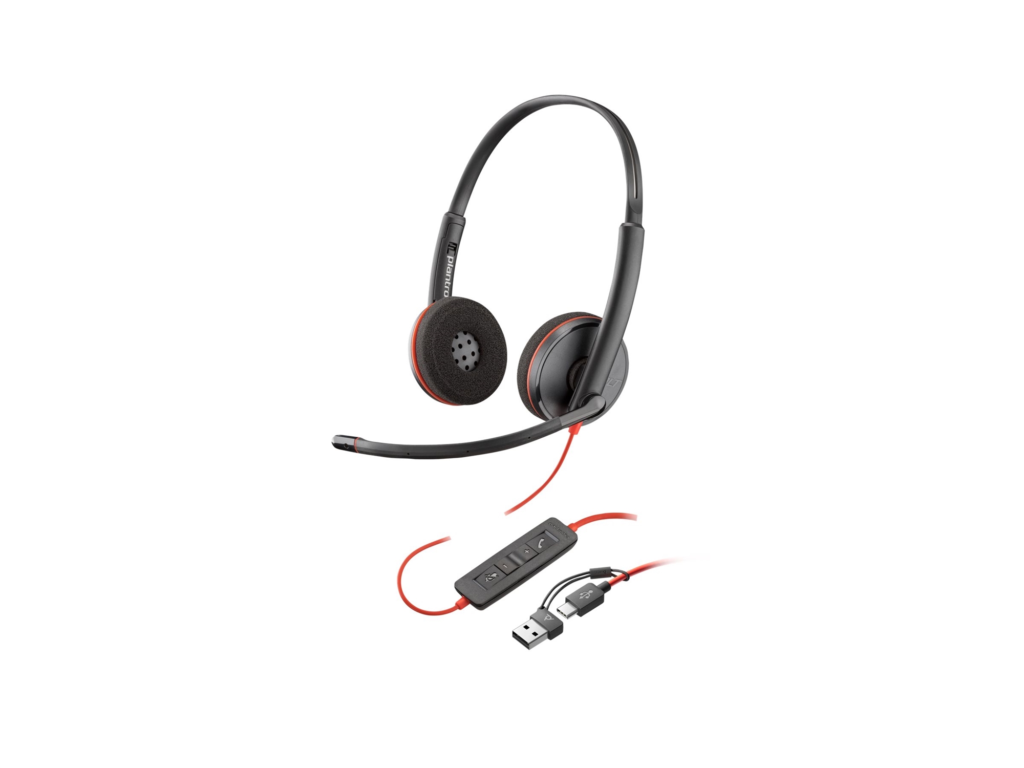 Poly 3225 HP Poly Blackwire 3225 Headset - USB A+C/3,5mm Jack Duo
