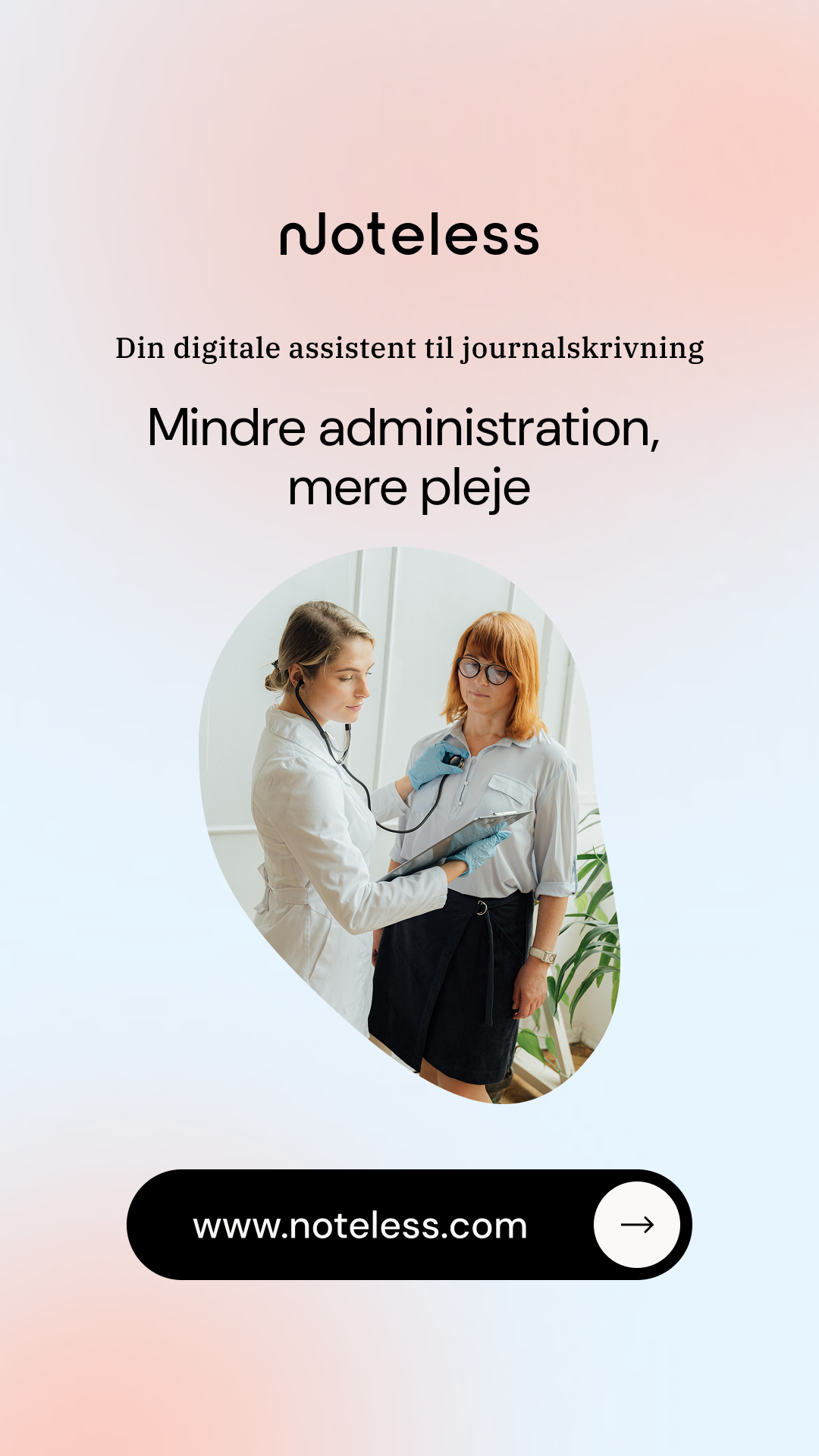 Noteless Noteless Samtale Løsning Med Bordmikrofon til PC - 1 års licens