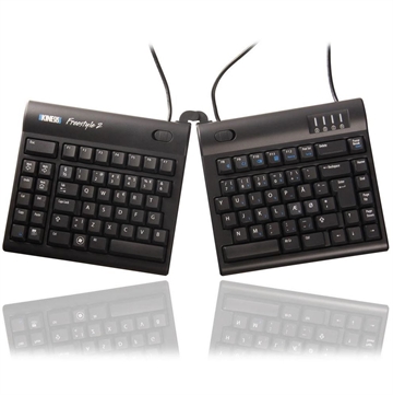Kinesis Freestyle II tastatur kan deles eller vinkles