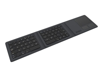 ZAGG Universal Tri Fold Tastatur med touchpad, bagbelyst, Bluetooth